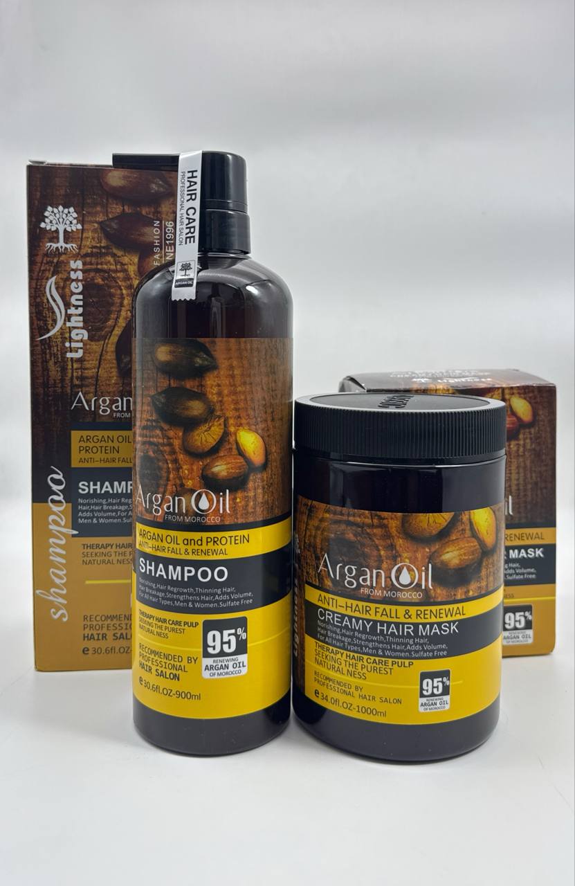 پک ماسک مو وشامپو ارگان لایتنس اصلی